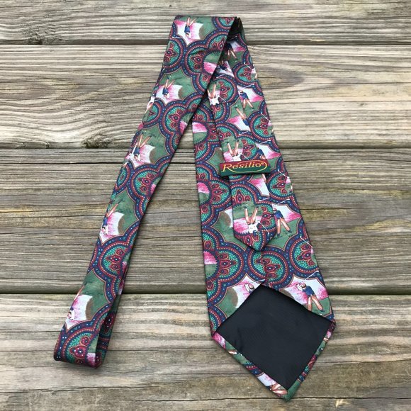 Resilio Men Tie Golf Print Neck Tie Castner Knott - Picture 4 of 9